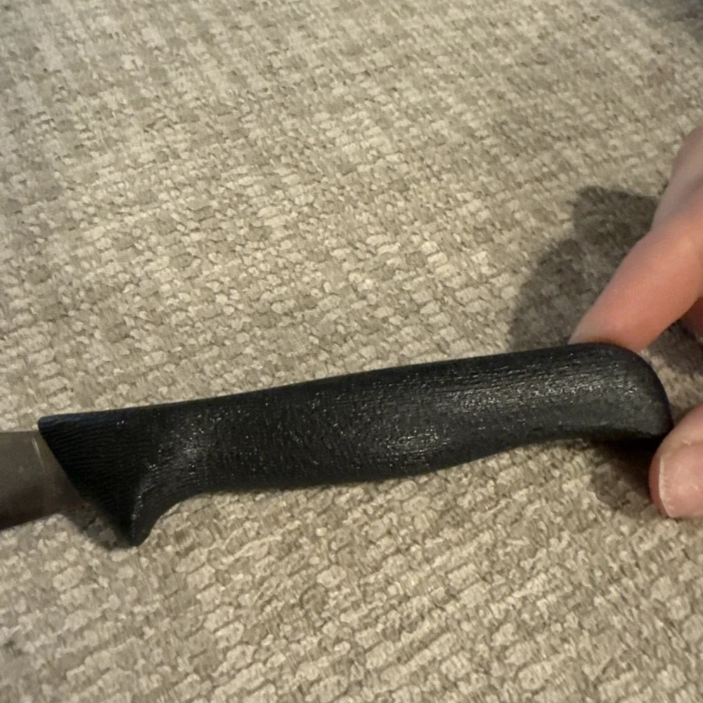 Ginsu 2000 Non Serrated Bagel Knife Black Plastic Handle-kitchen tool‎